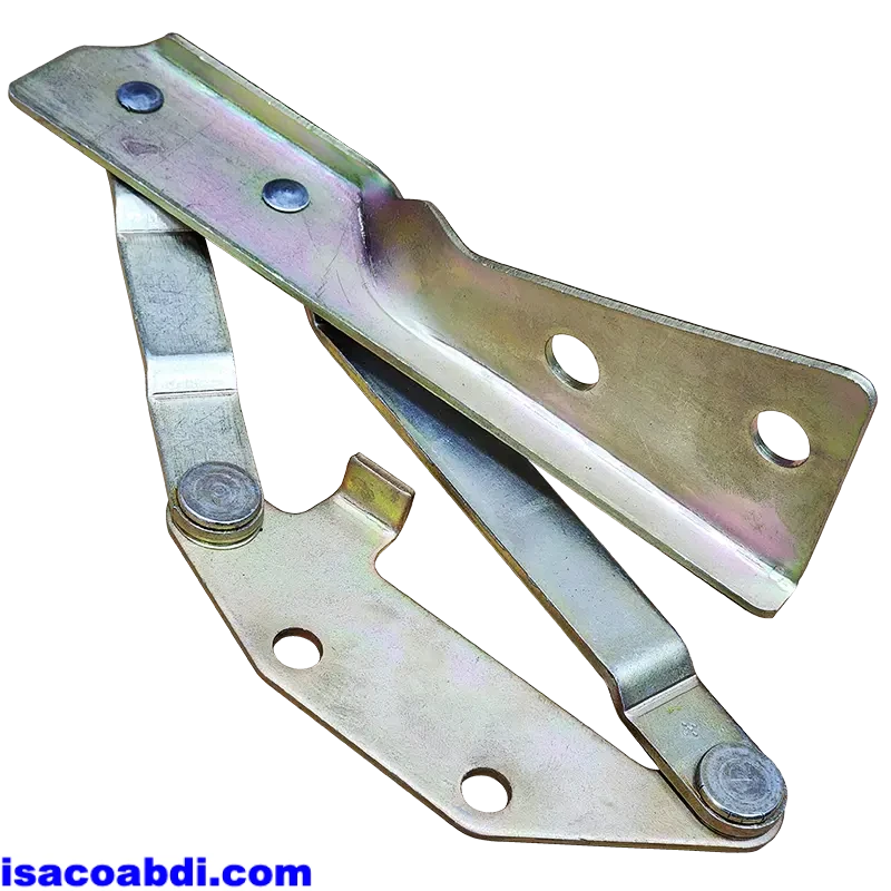 تصویر لولای درب موتور سمند سمت چپ (کاپوت جلو) شرکتی ایساکو اصل 1640301199 